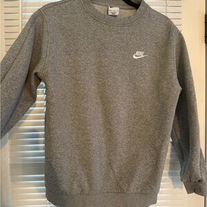 Nike Men's Classic Gray Crewneck Sweater